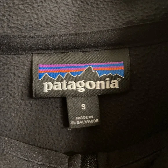 Patagonia Women's Black Half-Zip Turtleneck Sweater - Picture 2 of 9